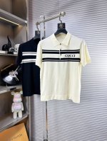 gucc*古奇 Ss25春夏新款针织短袖，官网最新时尚款，官网同步，专柜定制伊力特面料！贴肤舒适，耐看又好穿，原厂工艺一丝不苟，型男必备单品，工艺精湛 尺码：M
