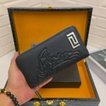 Versace 范思哲长款钱夹钱包 全皮 原单品质 实物拍摄 头层皮 小号型号：666037进口皮 摔纹皮 范思哲精致的手工艺制作，采用100%进口摔纹皮，质感