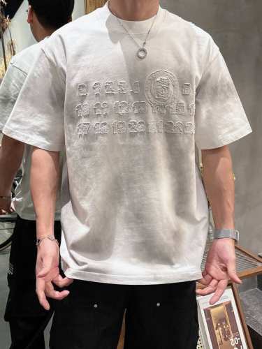 2025Ss 马吉拉春夏新款半袖 爆款定制纯棉面料 重工洗水，面料舒适质感 码数：S-2Xl