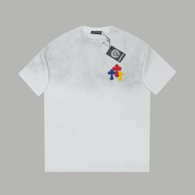 ch*Ome Hearte 25Ss早春新款 立体海绵厚版克罗心Logo短袖 轻奢主义 男女日常通勤穿搭必备单品 正确版本 欢迎对比 详细特征 320克100%