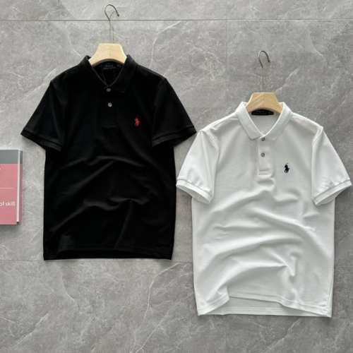 发 ！严选好货！拉夫劳伦Ralphlauren新款男士翻领短袖polo衫！官网同步在售，客供纯棉珠地面料，柔软亲肤，舒适透气！胸前小标Logo刺绣，精致饱满，定