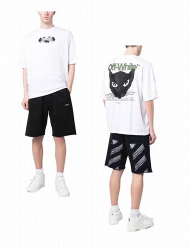 现货： # 春夏新品！ 品牌：Off-White 刺绣不规侧班马线款五分裤 短卫裤！ 颜色： 黑色 尺码：Xs-S-M-L 做工： 立体剪裁：一片成型 裆缝采用