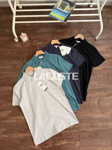 颜色：黑色 藏青 灰色 绿色 尺码M到Xxl Lacoste法国鳄鱼男装春夏简约百搭经典正肩短袖T恤Polo衫 Ph6232 25年最新配色！线上1000+