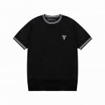 prada 普拉达 小字母色织三角标 针织圆领 升级 灵感源自八十年代复古 原版面料 官方同款 polo衫 定制 网纱毛衣针织面料 手感非常舒服 春夏最新砖柜同