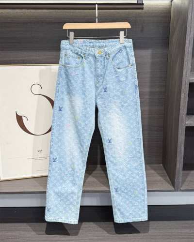Louis Vuitton 路易 威登 四季联名 彩色绣花字母糖果老花牛仔裤 Jj林俊杰｜龚俊｜宋茜｜黄晓明 贾斯汀 比伯｜白敬亭｜等众多明星同款 Tyler