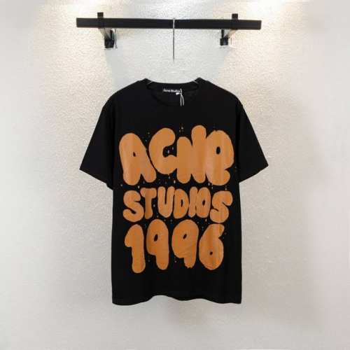 款号C32 顶级版本 Acne Studios 25Ss 重工涂鸦印花Logot恤男女纯棉重磅280克 非常重工一款印花也是采用康丽印花 质感无敌 日常百搭 高