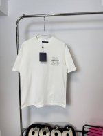 款号：Hmy82# Lv 路易威登最新白珍珠烫钻3D立体字母烫印设计短袖T恤 正儿八经270克纯棉双砂面料 所有面料均已提前做过缩水 品质第一 所见即所得 不会