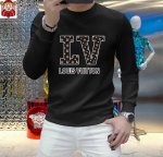 直批140 品牌【Lv路易威登】(胖子福音) 2025Ss春款最新款长袖圆领卫衣，官网同步发售 清爽透气 采用顶极天丝罗马 舒适柔软 3D立体清晰 时尚感超好