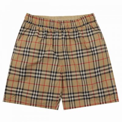 burberry 巴宝莉 格纹印花徽标双面穿短裤 size Xs-L