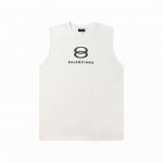336款 新款 Balenciga 巴黎世家 前后Logo字母印花背心。 标准全身印花技术，纯棉柔软面料，对色定染面料，超精细平网印花工艺，潮流感十足，定染纯棉