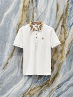 巴宝莉 2025Ss夏季新款字母Logo男士翻领Polo衫！经典商务男款，高端男装的天花板级别的商务男款！简约时尚大气不失优雅，单穿内搭体面过人，品质控 细节控