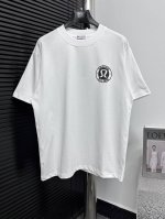 P100 Lululemon 露露25Ss标识圆领短袖T桖 280G 26支定制定染双纱棉，男女同款，三标齐全。Os 版型 宽松有型且区别低版本瘦长版型上身拉胯
