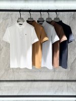 tb，2025春夏新品，专柜同步有售，简约时尚休闲Polo短袖，原版进口面料，舒适透气，顶级刺绣工艺字母图案装饰Logo，档次极高，独特设计，上身时尚帅气！码数