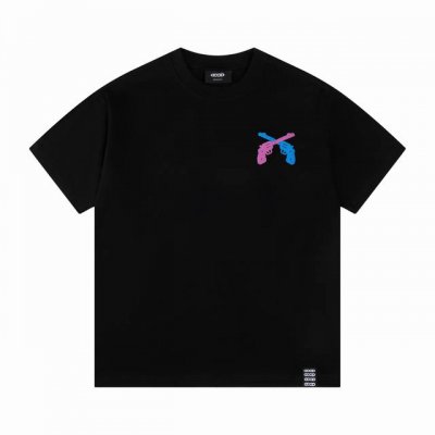 白底图 顶级版本 Goodbrand Good烫钻双枪轻奢时尚短袖T恤 男女同款 颜色：黑色 白色 码数：S M L Xl