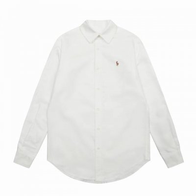 顶级品质 款号 Cy120# 拉夫劳伦 Ralph Lauren 拼色刺绣小马纯色基础款衬衫长袖 拉夫劳伦 Ralph Lauren 纯色基础经典款拼色刺绣小马
