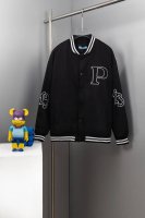Pl1 P290 普拉达 2025Ss走秀款棒球服帆布外套夹克 订购原版开模 历时一个月终于出货了，简直太爱了 上身真的超级帅。抖音某博主讲今年普拉达 新出的会