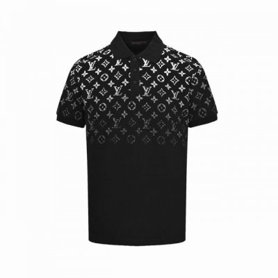 louis Vuitton 路易威登 25Ss 老花渐变Polo短袖 客供精仿棉打造珠地材质面料 夏季新款T恤翻领短袖Polo衫 专柜定制面料 透气舒适度高，细