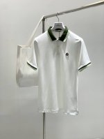 Moncler 蒙口，2025夏季最新品，专柜同步有售，原单狠货，时尚休闲翻领短袖T恤，上身舒适！吸睛而有亮点，采用进口原版面料，顶级刺绣工艺字母图案Logo，
