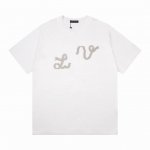 lv 驴家蛇年限定 珠片刺绣圆领针织T恤 颜色 白色 码数 M L Xl Xxl