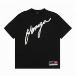 Balenciaga 巴黎世家 草写字母印花圆领短袖 Size：S-L