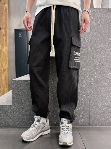 Bbu 巴宝莉 2025 春夏新款 时尚休闲裤 上身舒适透气 颜色: 棕 蓝 黑 码数:M-3Xl