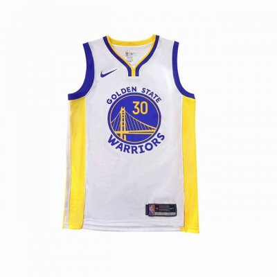 热压高版本 Nike Nba Stephen Curry Golden State Warriors Jersey 耐克 Nba 金州勇士队 萌神斯蒂芬 库里