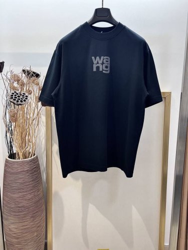Size：L Xl 黑 白两色 Os宽松版 男女同款 197646252071 Alexarderwang 亚历山大.王超级经典立体Logo字母磨砂发泡印花半袖
