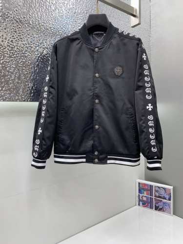 克罗心 新品棒球领夹克外套，时尚帅气，简约百搭款 定制原版面料，不仅挺括，保持潮流的廓形，又穿着舒适，纱织更细腻，码数M-3Xl