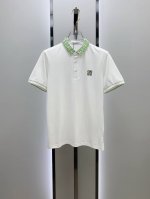 纪梵希25Ss新款春夏短袖翻领T恤polo，最高版本客供定制高端朱地面料简单时尚款，螺纹拼色螺纹配色超级好看！胸前纪梵希标识刺绣经典Logo简单大方的款式！满满