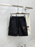 lv 2025春夏新款提 情侣款短裤高版本 原版定制顶级面料，网红明星同款高密度面料，定制很高档、很有范儿！面料手感非常舒服 超级百搭好看的一款短裤！！三标齐全