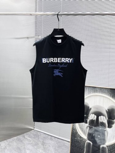 巴宝莉 Burberry 2025新款 圆领 背心 T恤 高端版本 专柜定制面料 透气舒适度高 细节无可挑剔 品牌元素设计理念 体现高品质 手感细腻柔软 呈现休