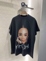 P190Balenciag*2025新品上架 圆领印花人像 定制Yb原生全棉材质 透气舒适 质感十足 宽松短袖T恤裁剪 凸显品牌格调 采用克重纯棉制成 略带有弹