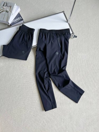顶级版本 专柜同步 Descente 25新款迪桑特Training系列综训男士梭织速干冰感运动直筒长裤夏季 高端品质！随意对比专柜做工！秒杀市场所有版本！内里