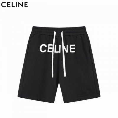 Celine 赛琳 25Ss 经典压花短裤 2025夏短裤新款1:1经典款式采用高级质量360G面料 Logo压花定制，手感非常细腻. 上身舒适，纯棉外抽绳腰