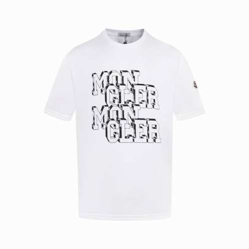 款号C07 Moncler 蒙口 字母Logo 立体印花 Logo标识精致升级，灵感源自八十年代复古 原版面料 官方同款 短袖T恤 定制270克同缸染面料 手感