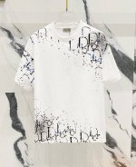 高品质 Dior 迪奥星空泼墨字母Logo新款T桖！ 25Ss春夏新品，官网同步开售。全身采用环保染料，无甲醛，对身体无危害， 采用32支260克双纱纯棉原版面