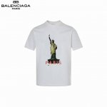 ：180 Balenciaga 巴黎世家 24Fw 做旧自由女神短袖 面料采用进口机器织造而成，布面纹路的独特性创造出完美的成衣效果 面料采用净布260克重 ；