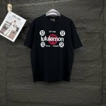 Lululemon露露2025新款压胶立体字母Logo情侣款短袖T恤 高版本高版本 原版面料 数码直喷印花工艺 网红明星同款 高版本 高 品质 面料采用320克