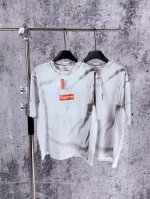 1077 实拍图 Supreme X Mm6 Maison Margiela 联名款Ss24 Week7 Box Logo Tee 解构假两件方框徽标短袖T恤