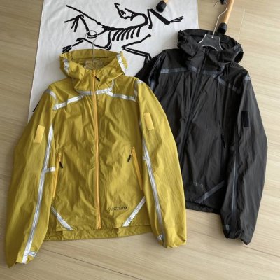 主图 高品质防晒服Arc'teryx 始祖鸟 两色System A系列 Dro p30 Moroz Shell Jacket Logo风壳印花连帽全压胶夹克防晒