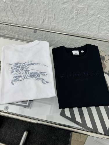 Burbberry 巴宝莉 25Ss 简约男女情侣款战马绣花圆领短袖T恤 轻奢主义 男女日常通勤穿搭必备单品 正确版本 随意对比 购入原版开模打造 面料采用28