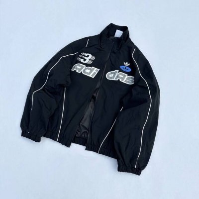 0252940 阿迪Adidas Originals Adidas Originals 情人节系列 Rac Wv Jkt M 立领运动宽松长袖夹克 男女同款 f