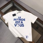 clouis Vuitton Lv 路易威登 2025最新款短袖T恤，绝对的顶级爆款，原版一比一面料，胸前Logo更显得不凡跟高档，大气，简约，基础，耐看，但又