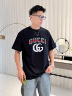 gucci 古奇 2025年春夏新品上新 三标齐全 纯棉圆领短袖T恤 好货不用过多介绍 看细节 专柜码数：M-Xxxl 175 140建议L