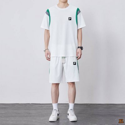 斐乐 独家实拍上新夏季高品质冰感短袖套装潮牌情侣装健身篮球服运动套装 本季主打 货源充足 放心主推 高端品质 经典设计 做工出色 经典百搭 上身效果极佳