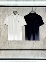 Zegna 杰尼亚 2025春夏新品 专柜同步有售 简约时尚休闲polo短袖 原版进口面料 舒适透气 顶级刺绣工艺字母图案装饰Logo 档次极高 独特设计 上身