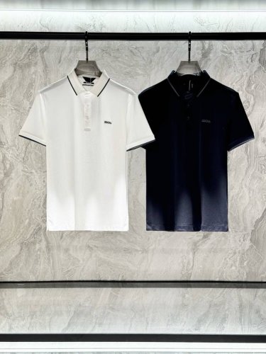Zegna 杰尼亚 2025春夏新品 专柜同步有售 简约时尚休闲polo短袖 原版进口面料 舒适透气 顶级刺绣工艺字母图案装饰Logo 档次极高 独特设计 上身