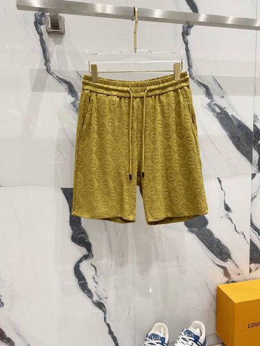 Fendi 芬迪 提花毛巾定制套装短裤 经典Ff字母毛巾菱格Logo提花标识 官方同步 高版本 高品质 时尚个性 百搭潮流 纯原品质 原版面料 吊牌 领标 水洗