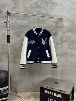 款号#S502 Louis Vuitton 路易威登 1V 24Ss 秋冬Lv航海毛呢海螺绳结刺绣拼接棒球服夹克外套 采用40%羊毛+60%有机棉定制羊毛呢面料