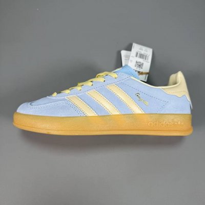 纯原 Ad Originals Gazelle Indoor Jr8029 三叶草复古休闲防滑耐磨低帮板鞋 #原厂原数据版型 皮料切割干净无任何毛边 鞋型细节完